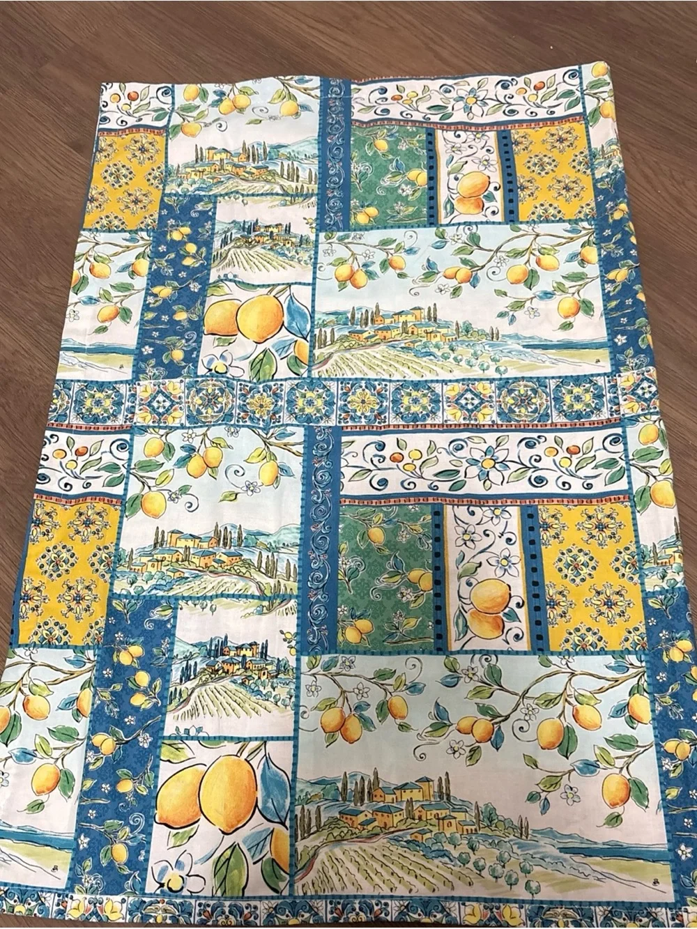 handmade lemon panel door curtain single panel new 45 wide x 29 length